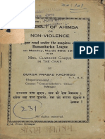 The Cult of Ahimsa or Non-Violence 1942 - Durga Prasad Kachroo