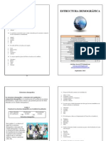 Estructura Demográfica Septiembre 2013