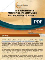 Global Environmental Monitoring Industry 2015 Market Research Report Global Environmental Monitoring Industry 2015 Market Research Report