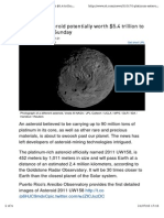 Platinum Asteroid Gold