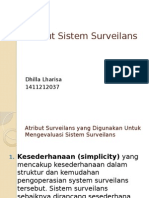 Atribut Sistem Surveilans