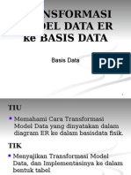 Bab 5 - Transformasi Model Data Er Ke Basis Data
