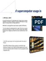 Example of Supercomputer Usage in Malaysia