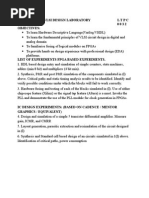 Vlsi Lab Manual