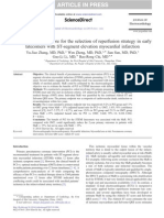 Electrocardiogram Score For The Selection of Reperfusion Strategy in Early Latecomers With ST-segment Elevation Myocardial Infarction