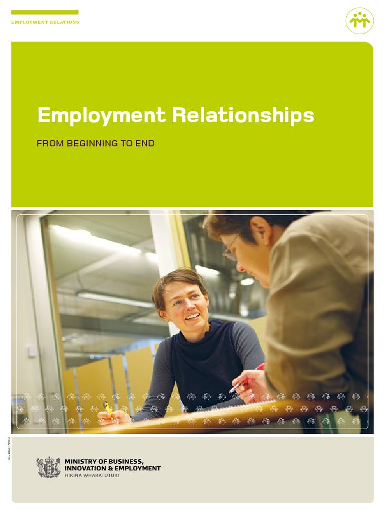 Employment Relationships | PDF | Employment | Employee Relations
