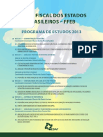 Programa de Estudos 2013 do Fórum Fiscal dos Estados Brasileiros