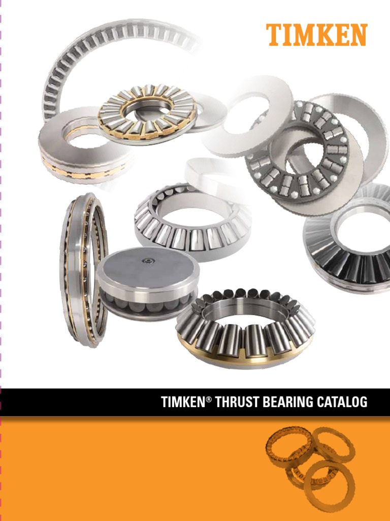 Timken Thrust and Plain Bearings Catalog PDF Bearing (Mechanical
