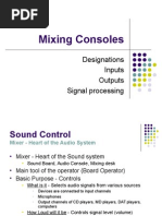 Audio Mixer Presentations