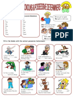 2. Ficha de Trabalho - Possessive Determiners (1)