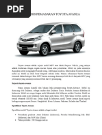 Download Analisis Toyota Avanza DI PADANG by zeggy restanovel SN286276541 doc pdf