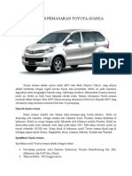Analisis Toyota Avanza DI PADANG