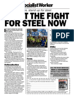 Start The Fight For Steel Now: Stand Up For Jobs, Stand Up For Steel.