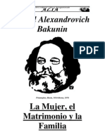 MIJAIL BAKUNIN - La Mujer El Matrimonio y La Familia