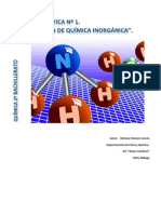 Unidad Didactica #1. Formulacion de Quimica Inorganica 2015-2016