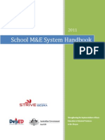 School M&E Handbook Strengthens Quality