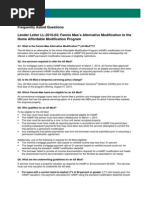 Download Frequently Asked Questions Fannie Maes Alternative Modification to the Home Affordable Modification Program by Foreclosure Fraud SN28629174 doc pdf