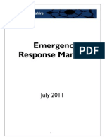 Emergency Response Manual