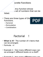 Discrete Functions Power Point 5 5
