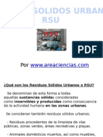 Residuos Solidos Urbanos RSU