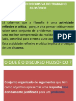 Discursividade filosófica