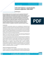 Excedente, distribución del ingreso y acumulación. Trayectoria de la economía argentina 1993-2007