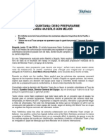 Nairo Quintana: Debo Prepararme para Hacerlo Aún Mejor: Bogotá, Junio 13 de 2014.