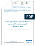 Tehnologia Aplicatiilor Office - Word