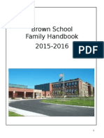 2015-2016 Brown School Handbook