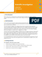 Unit 3 Scientific Investigation PDF