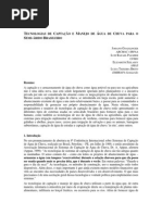 Tecnologia Captação Água Chuva