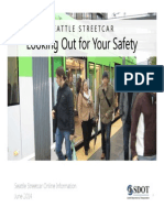 Looking Out For Your Safety: Seattle Streetcar