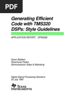 (eBook) (TMS) Generating Efficient Code With TMS320 DSP