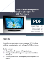 Logistics & Supply Chain Management:: Transportation Strategies For LCD Televisions