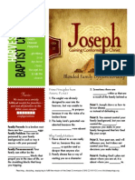 Joseph 4 Gen 37 Handout 102515