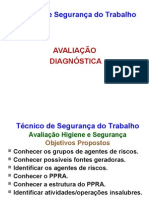 Aula - Avaliação Diagnóstica Hig. Ind.