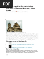 Las Diferencias Entre Thomas Hobbes y John Locke