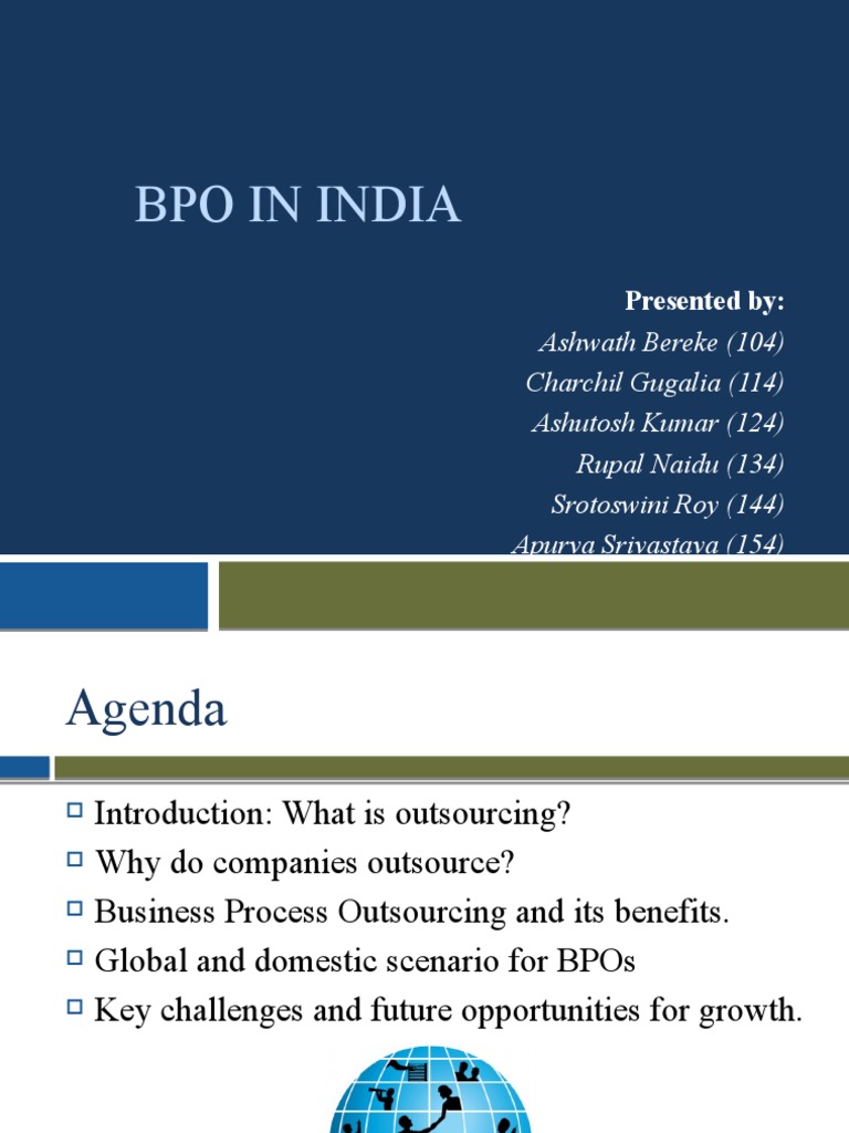Bpo In India Presented By Pdf Outsourcing Business