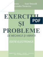 Exercitii Si Probleme de Dinamica Si Vibratii