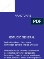 Fracturas: clasificaciones, complicaciones y tratamiento