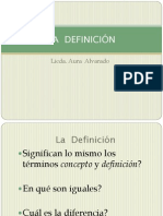 La Definición