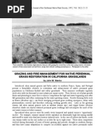 Download 33 Grazing and fire management for native prerennial grass restoration in California grasslands by Great Basin Fire Science Exchange SN286345829 doc pdf