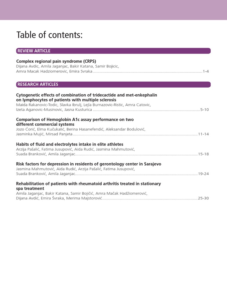 JHS Toc | PDF