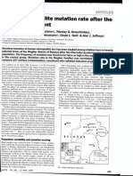 Human Minisatellite Mutation Rate After The: Ghernobyl Accident