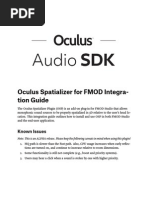 Oculus Spatializer For FMOD Integration Guide