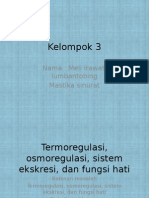 Kel-3 (Termoregulasi, Osmoregulasi, Sistem Ekskresi, Dan Fungsi Hati)