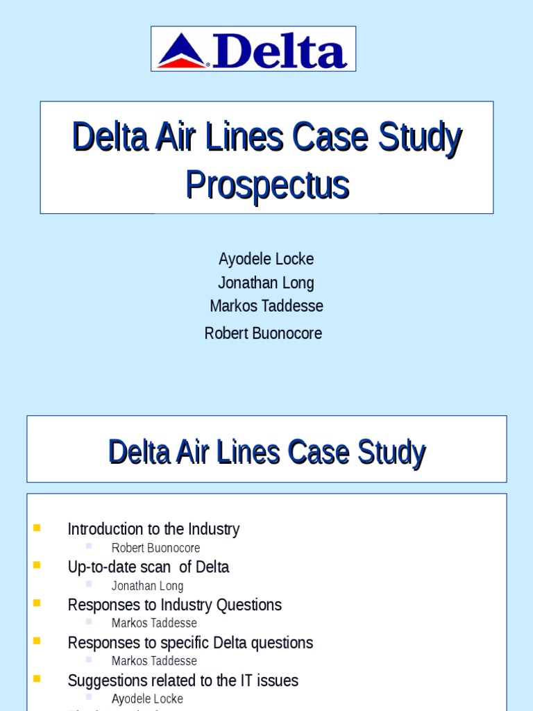 Delta airlines industry analysis image