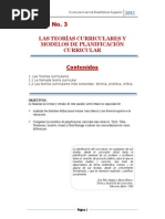 Sesion 4 Teorías Curriculares