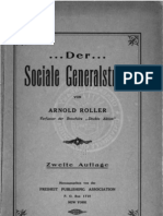 Arnold Roller  - Der Sociale Generalstreik (1907)