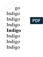 Indigo Indigo Indigo Indigo Indigo Indigo Indigo